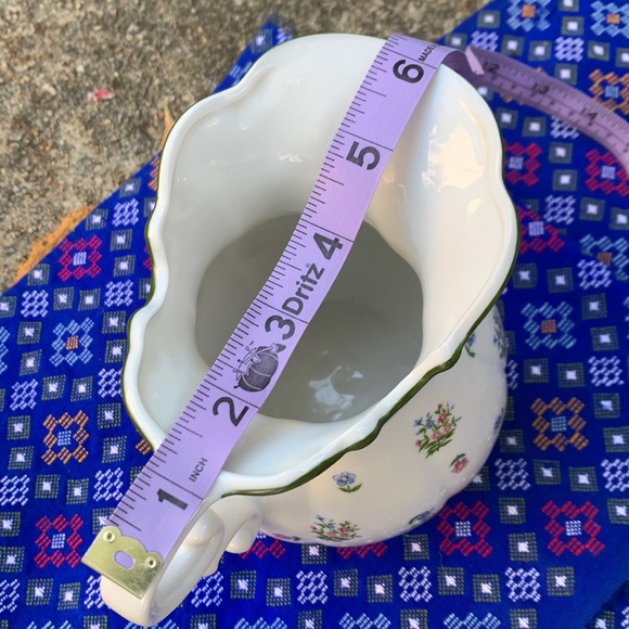 Andrea by Sedak Made in Japan 7226 Floral porcelain pitcher - Picture 2 of 3